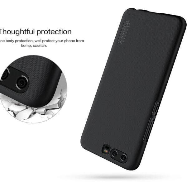 قاب محافظ رنگ مشکی نیلکین اصلی هواوی Nillkin Frosted Shield Case Huawei P10