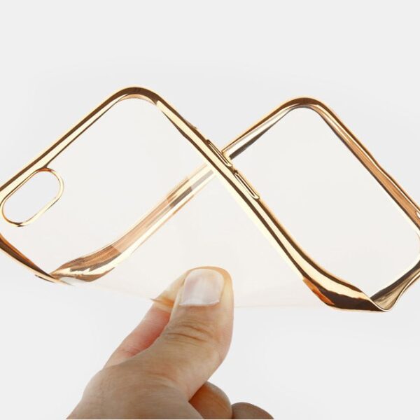 محافظ ژله ای دور طلایی آیفون Color Case Apple iPhone 6/6s