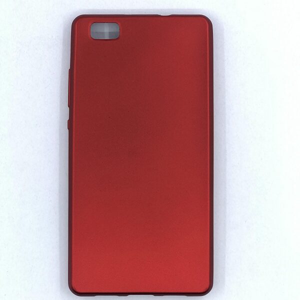 قاب محافظ ژله ای رنگ قرمز برای گوشی Huawei P8 Lite
