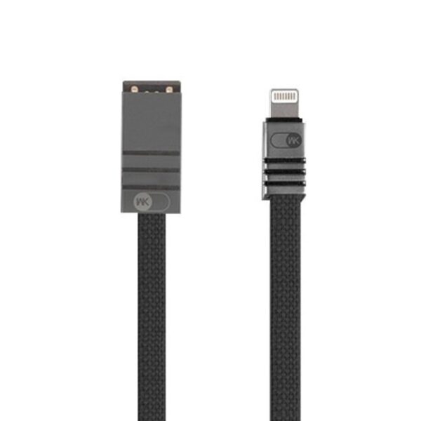 کابل تبدیل USB به اپل مناسب شارژ و انتقال فایل ایفون دبلیو کی دیزاین مدل WDC-049 به طول 1 متر