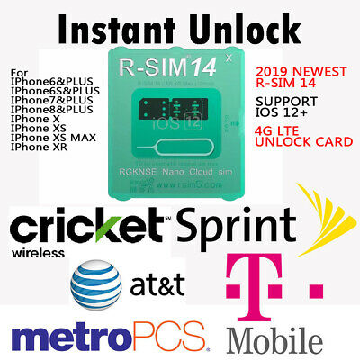 سیم انلاک ایفون با r sim(گیوی سیم)ارسیم 14 R-SIM 14 2019 RSIM 14 x Unlock Card for iPhone XS MAX/XR/XS/8/7/6 4G iOS 12