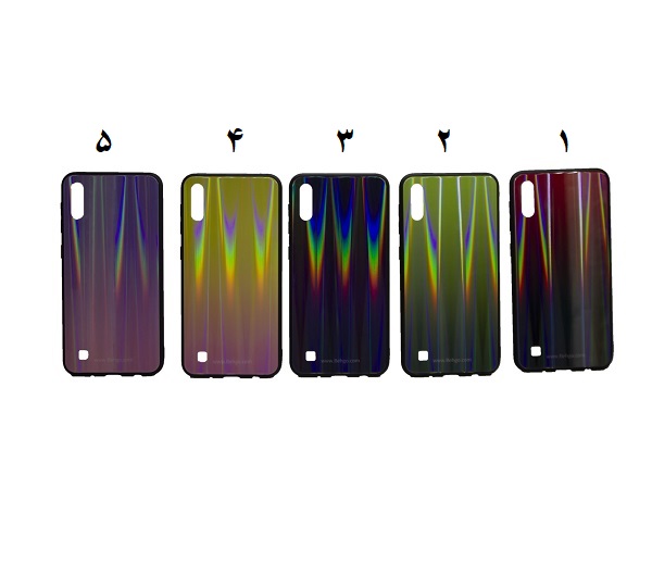 کاور رنگی  گوشی موبایل سامسونگ گلکسی ام 10 محافظ قاب سامسونگ M10مدل لیزری گوشی Tempered Glass Laser Case samsung Galaxy M10 SM-M105