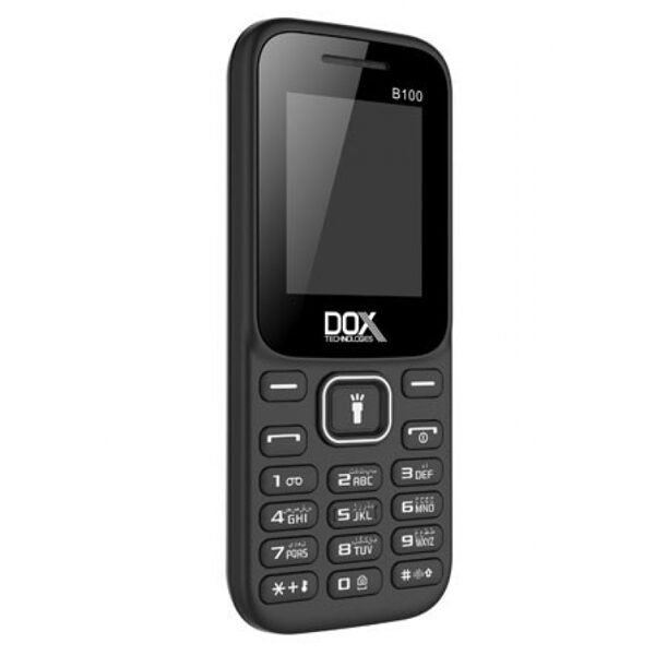 گوشی موبایل داکس مدل بی صد دو سیم کارت مشکی DOX B100