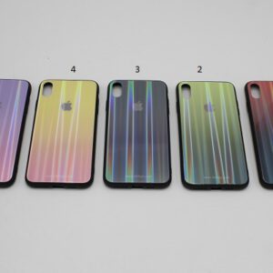 قاب ایفون ایکس اس مکس کاور آیفون 10 اکس مکس اپل‏ رنگی لیزری محافظ قاب آیفون گوشی Tempered Glass Laser Case apple iphone Xs max