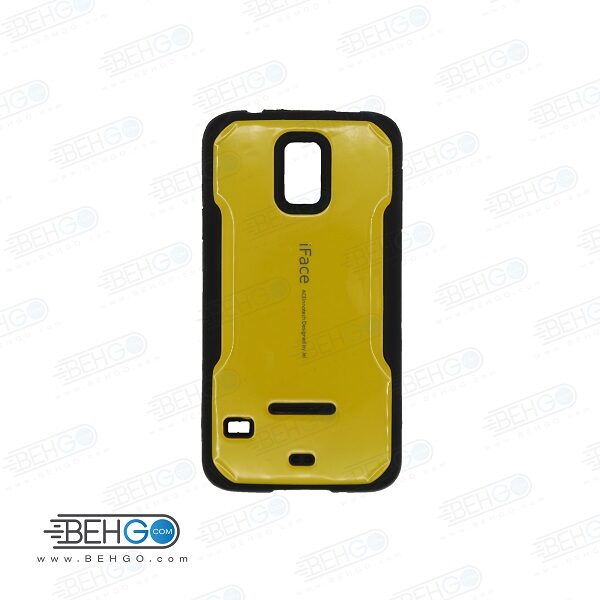 قاب گوشی سامسونگ اس فایو s5 مدل Iface رنگ زرد Iface Cover For Samsung galaxy S5