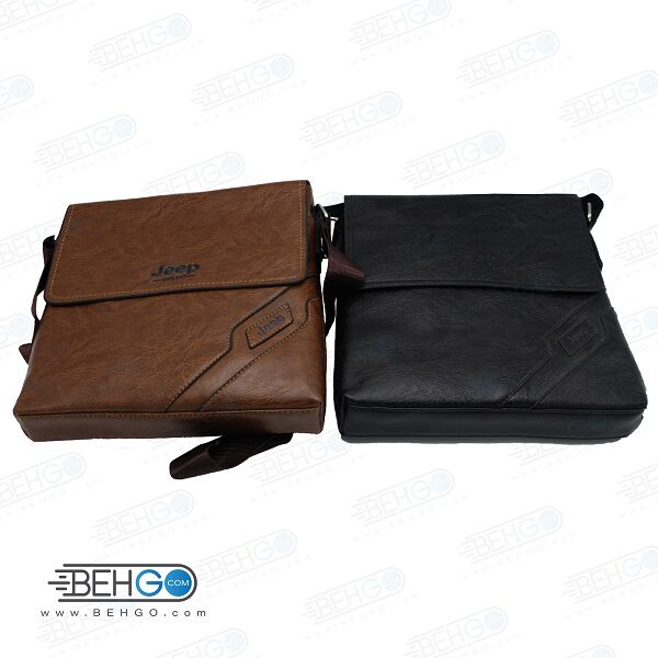 کیف مدارک، لوازم و کیف پاور بانک مدل جیپ 109-2 کیف گردنی و دوشی JEEP 109-2 Mobile Accessories Bag