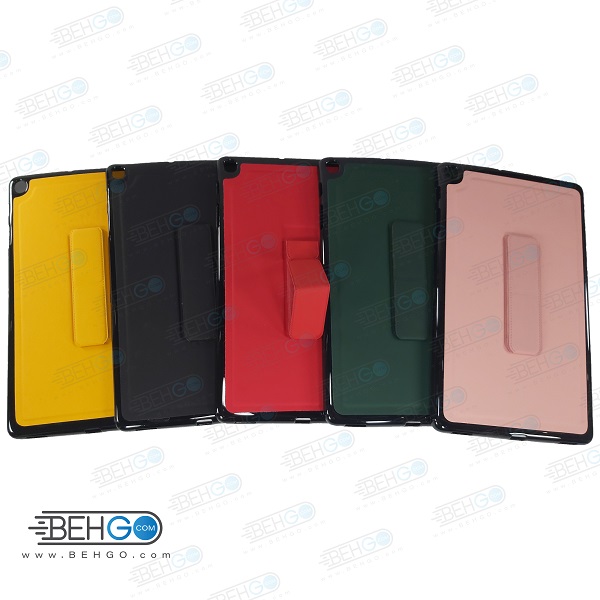 قاب تبلت سامسونگ T515 کاور مدل رنگی با هولدر استند پایه نگهدارنده تبلت سامسونگ تی 515 سایز 10.1 اینچ کاور Stand Back Cover Case Samsung Galaxy Tab A10.1 2019 T510 / T515