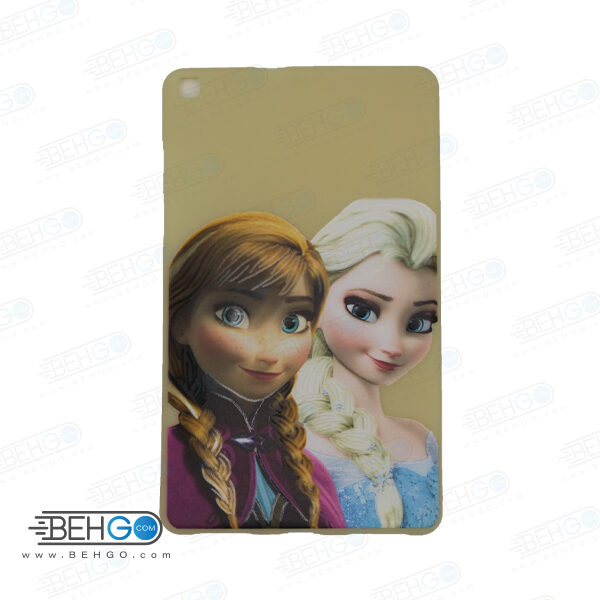 قاب T295 کاور مدل طرح دار دخترانه کد 5 شیری تبلت سامسونگ تی 295 گلکسی مناسب سامسونگ Frozen Cover For Samsung Galaxy Tab A 8.0 2019 LTE SM-T295
