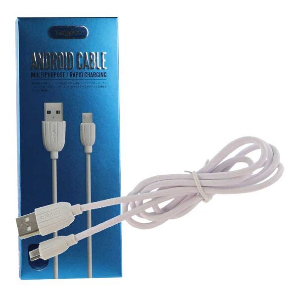 کابل USB به MICRO USB ترانیو مدل X1 کابل شارژر میکرو طول 1 متر Micro Cable Tranyoo X1 1m
