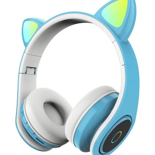 هدفون بلوتوث گربه ای مدل M-02 هدفون طرح گوش گربه هدفون بلوتوث Headphone M-02 Cat Ear Bluetooth Wireless Headset