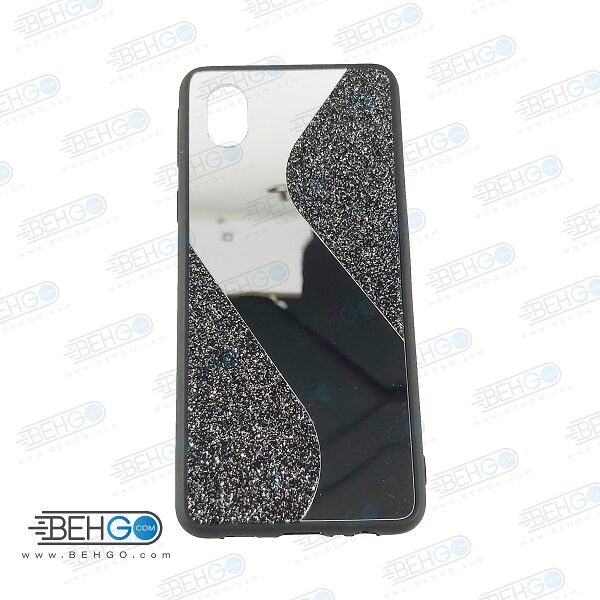 قاب گوشی A01 Core قاب فانتزی سامسونگ A01 Core گارد اکلیلی آینه ای مناسب New Mirror glitter case For Samsung Galaxy A01 Core