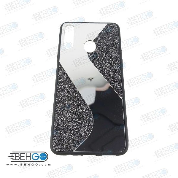 قاب گوشی A20S قاب فانتزی سامسونگ A20S گارد مدل جدید اکلیلی آینه ای مناسب گوشی موبایل سامسونگ New Mirror glitter case For Samsung Galaxy A20S