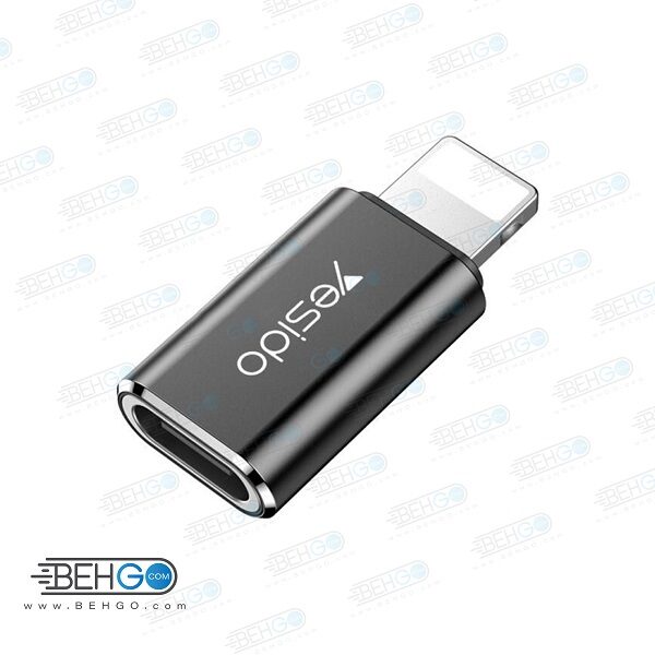 مبدل USB-C به لایتنینگ یسیدو مدل  YESIDO TYPE-C TO LIGHTNING OTG ADAPTER GS03