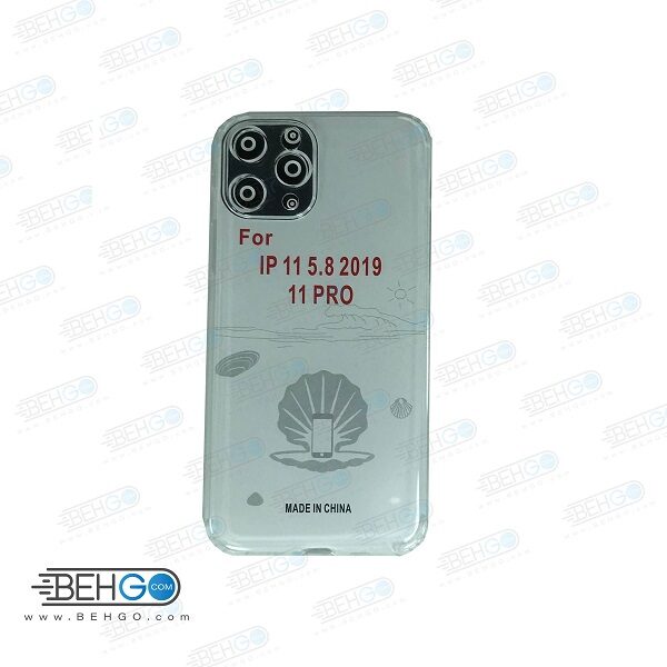 قاب ایفون 11 پرو کاور ژله ای شفاف با محافظ لنز دوربین گوشی اپل ایفون Apple iPhone 11 Pro