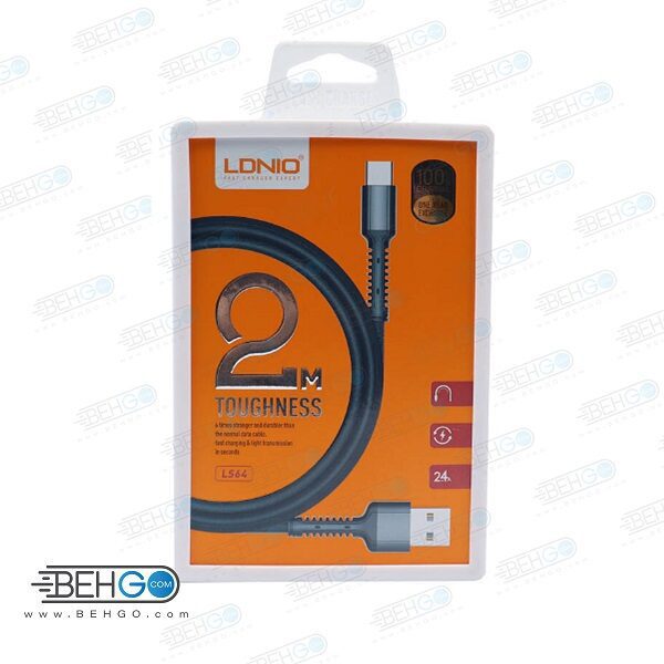 کابل شارژر تبدیل USB به Lightning الدینیو مدل LDNIO LS64